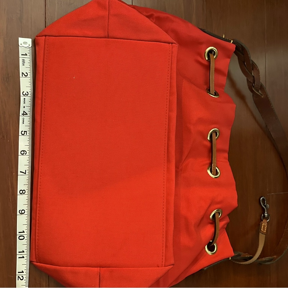 Red Drawstring Women's Bag - Picture 8 of 15